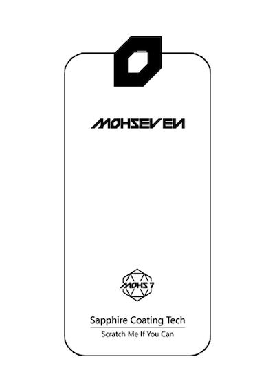 Apple Uyumlu iPhone 15 Pro Max Mohseven Safir Coating Hd 3d Glue Temperli Cam Ekran Koruyucu Şeffaf