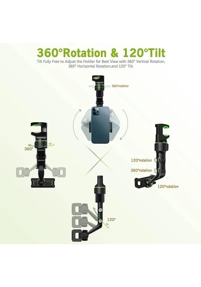 Kyrotech Dikiz Aynası, Koltuk Arkası, Çalışma Masası Telefon Tutucu, Standart, İphone, Samsung, Xiaomi, Huawei Uyumludur, 360 Dönebilen Çok Fonksiyonlu Akrobat Telefon Tutucu 2 Mixed Kyrotech Dikiz Aynası, Koltuk Arkası, Çalışma Masası Telefon Tutucu, Standart, İphone, Samsung, Xiaomi, Huawei Uyumludur, 360 Dönebilen Çok Fonksiyonlu Akrobat Telefon Tutucu 2 Mixed