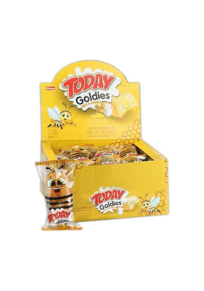 Today Goldies Ballı-Sütlü 35 Gr. 24 Adet (1 Kutu)