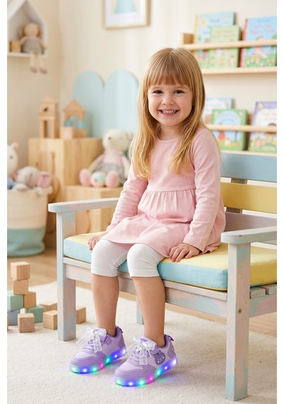 Dark Seer Kids Ds Chen Sneaker 2026 Çocuk Mor-lila-beyaz
