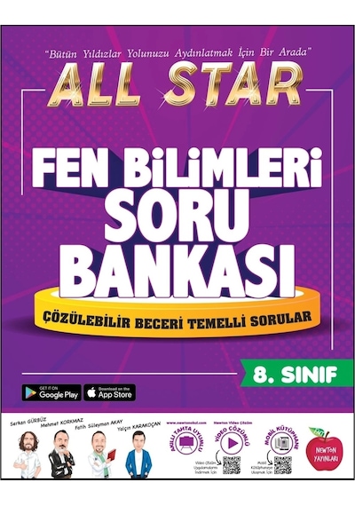 8. Sınıf All Star Fen Bilimleri Soru Bankası -  Newton Yayınları