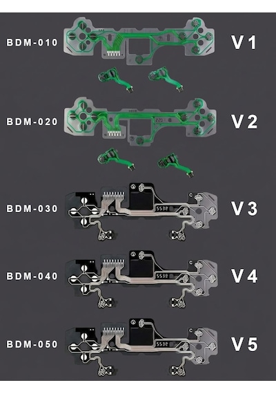 Ps5 İç Film V5 Flex Bdm-050 Uyumlu Playstation 5 Kol Tamir Yedek Parça Siyah