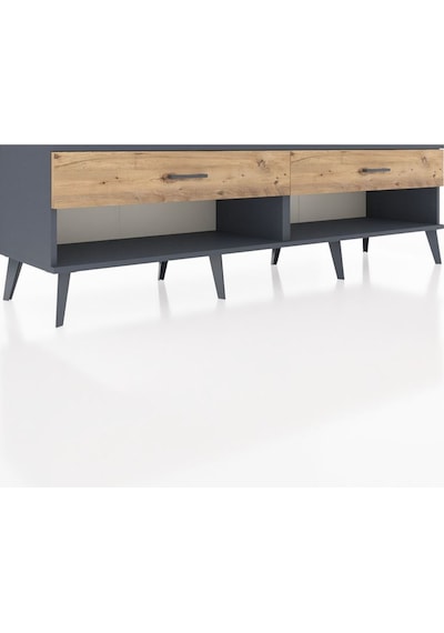 Hyperion Tv Ünitesi 2 Çekmeceli 176x44x51 Antrasit-antrasit/çam Antrasıt/atlas Çam Hyperion Tv Ünitesi 2 Çekmeceli 176x44x51 Antrasit-antrasit/çam Antrasıt/atlas Çam