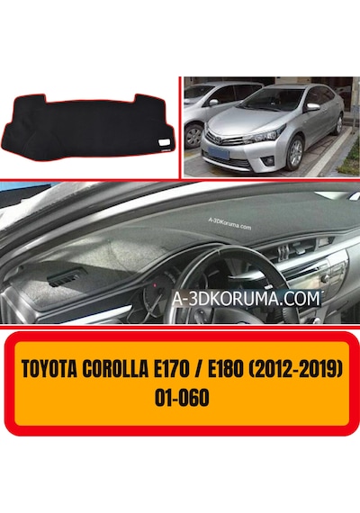 Toyota Uyumlu COROLLA E170/E180 2012-2019 ÖN GÖĞÜS / PANEL /  TORPİDO KORUMASI - KILIFI - HALISI