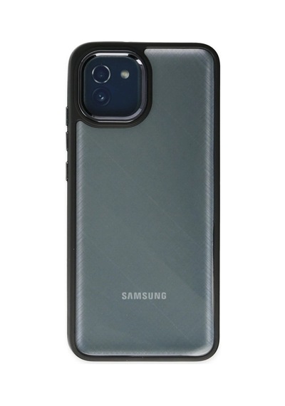 Samsung Galaxy A03 Kılıf Dora Kapak - Siyah Diğer
