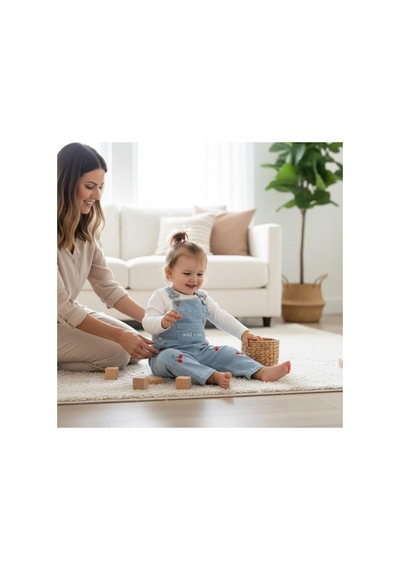 Altıntaş Baby Kiraz Nakışlı Örme Kot Kumaş Salopet T-shirt Mevsimlik 2li Set Mavi Kırmızı Mavi Kırmızı Altıntaş Baby Kiraz Nakışlı Örme Kot Kumaş Salopet T-shirt Mevsimlik 2li Set Mavi Kırmızı Mavi Kırmızı