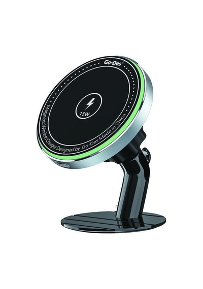 Go Des GD-WL289 Magnetik Wireless Kablosuz Şarjlı 2 in 1 Araç İçi Telefon Tutucu - ZORE-263616