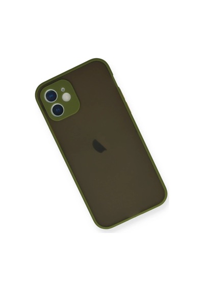 Apple Apple Uyumlu iPhone 12 Mini Kılıf Montreal Silikon Kapak - Açık Yeşil