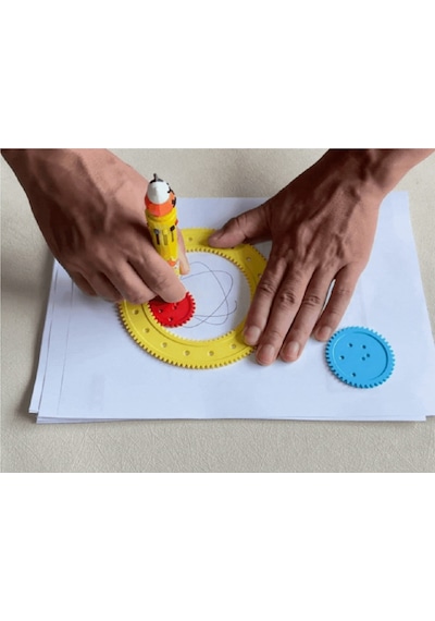 Spirograf Çizim Şablonu Kolay Ve Eğlenceli