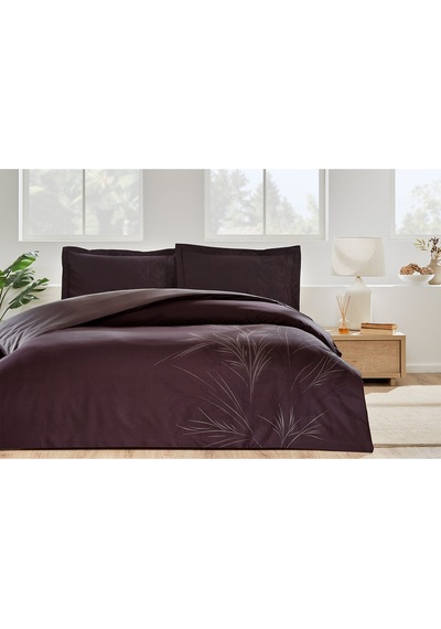 Özdilek Arundo King Size Nevresim Takımı Kahve