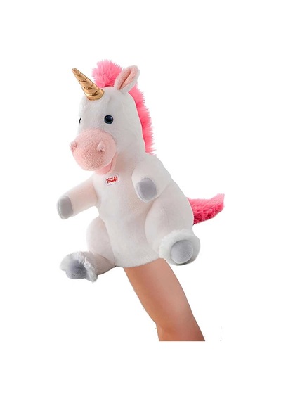 Mey İthalat Peluş Puppet Unicorn Beyaz