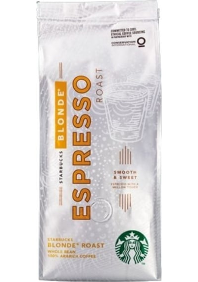 Starbucks Espresso Blonde Roast Hafif Içim Çekirdek Kahve 250 G X 2'li