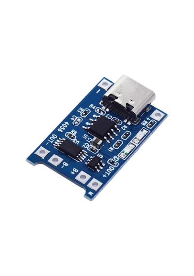 TP4056 Korumalı Type-C USB Girişli Şarj Modülü