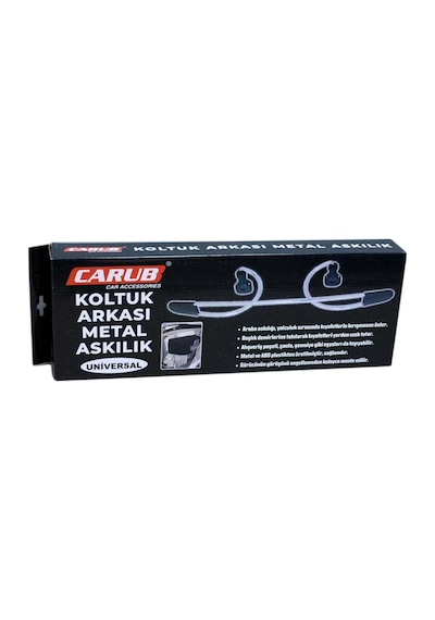 Carub Araç İçi Ceket Ve Gömlek Askılığı Koltuk Arkası Metal Kırışıklık Önleyici Elbise Askısı