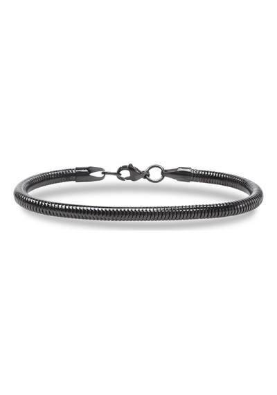Moncuk Design Spiral Örgü Çelik Zincir Bileklik 6mm 3351czb2d9 Sarı