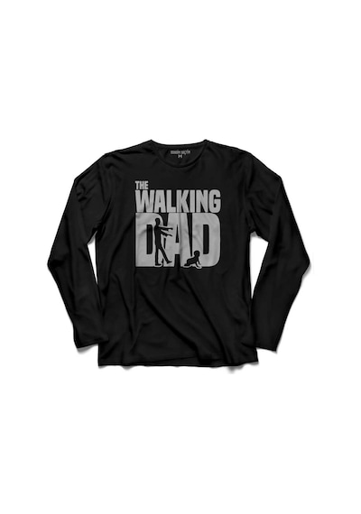 The Walkıng Dad Dead Yürüyen Baba Babalar. Günü Uzun Kollu Tişört (512923704)