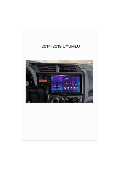 Snp Serisi Honda Jazz 2014 İle 2019 Uyumlu 10" Android Multimedya Sistemi 6-128 Gb Hafıza Carplay Android Auto Ve Geri Görüş Kamerası 10"