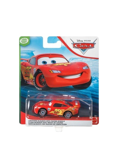 Tekli Karakter Araçlar Lightning Mcqueen With Racing Wheels