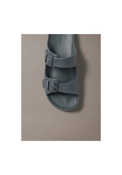 Calvin Klein Erkek Ergon Eva Double Bar Sandalet-16070 Mavi