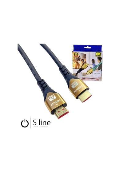 S Line 10 Metre 8k Hdmı Kablo Erkek-erkek
