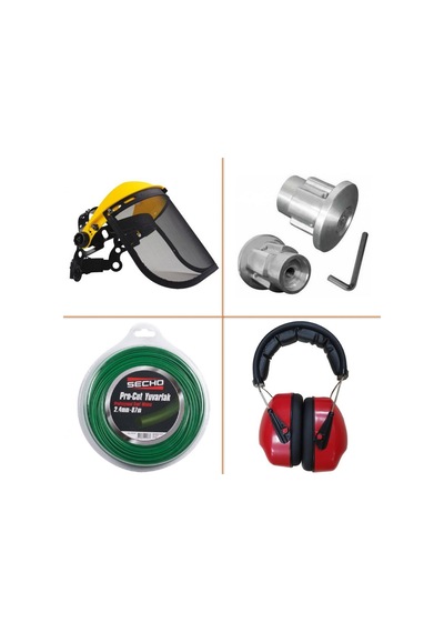 Motorlu Tırpan 4'Lü Set