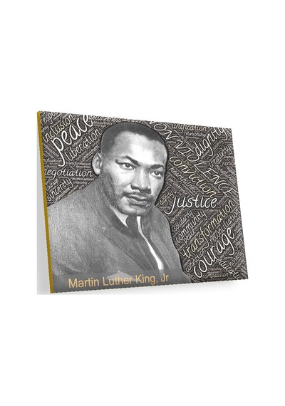 Cakasepetim Martin Luther King Jr Ve İlkeleri Ahşap Mdf Tablo