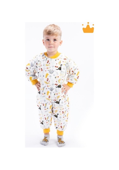 Babyhola 2-9 Yaş Kalın Elyaf Dolgulu 2.5 Tog Premium Kalite Çocuk Uyku Tulumu 23504 Sarı