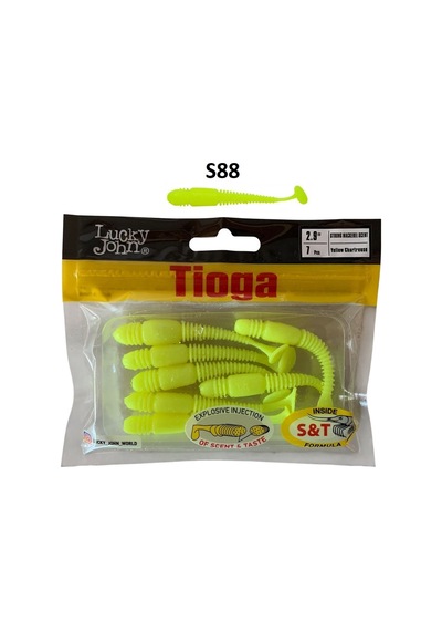 Lucky John Tioga 2.9'' 7.36 Cm 7pcs Silikon Yem
