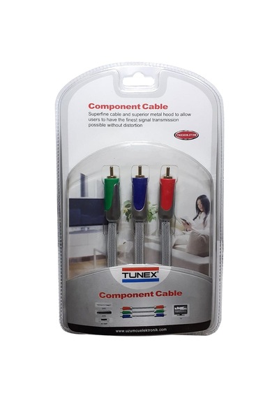 Tunex TNX-3028/27 Kablo 3rca 3rca Yuv Component 2 M