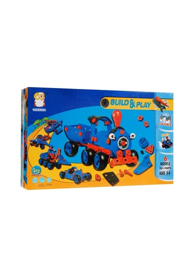 Build Play 130+Parça 6 Model Yapılabilen Esnek Oyuncak