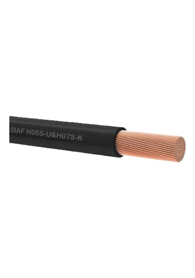 Kablo Yanmaz 1 Mm Çok Telli Tek Damarlı Siyah 100 Metre Top