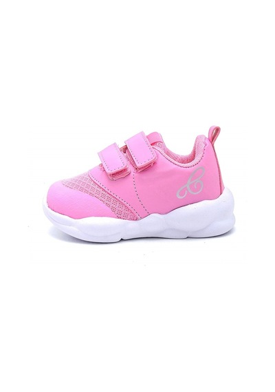 Ultra Hafif Memory Foam İç Taban Çocuk Pembe Spor Ayakkabı M-1000 Pembe