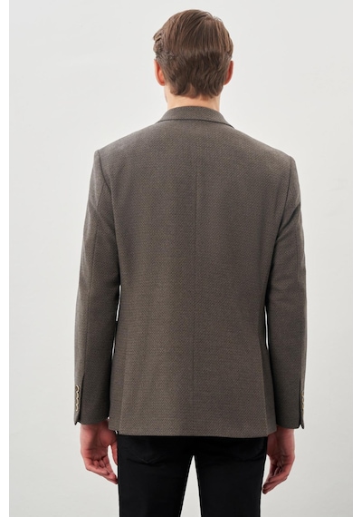 İmza Koyu Bej Desenli Örme Mono Yaka Tam Astar Esnek 6 Drop Comfort Fit Casual Ceket 1002245163 Koyu Bej İmza Koyu Bej Desenli Örme Mono Yaka Tam Astar Esnek 6 Drop Comfort Fit Casual Ceket 1002245163 Koyu Bej