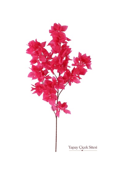Yapay Çiçek Sitesi Yapay Begonvil Çiçeği Dalı 85 Cm Fuşya Pembe