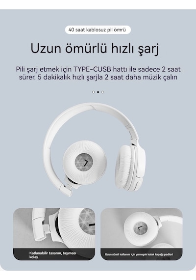 Jbl510bt Kulaklık Kablosuz Bluetooth Kulaklık Çok Fonksiyonlu Kulaklık
