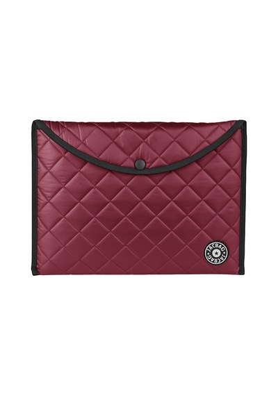 Jacbag Snap Folder Soft A4-kapitone Çıtçıtlı Dosya A4-bordo