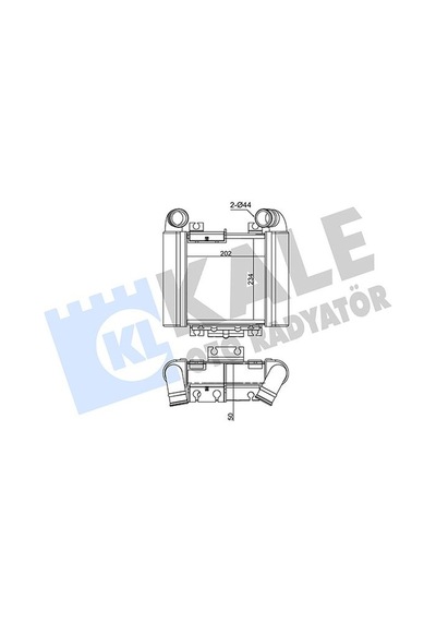 Turbo Radyatörü Intercooler Kale 350760 Kia Bongo 2005+