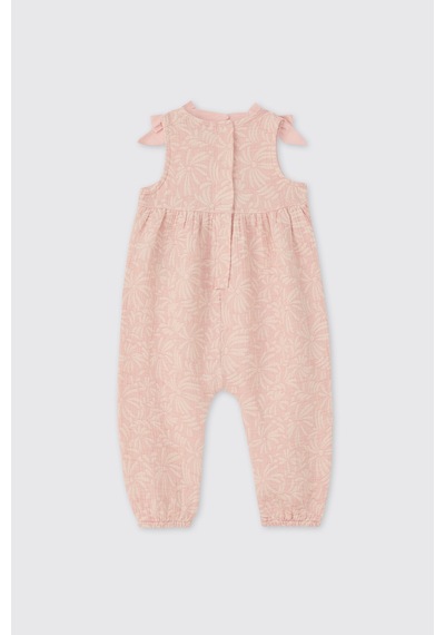 Panço Yenidoğan Pudra Müslin Tulum Pembe 2611GN30003