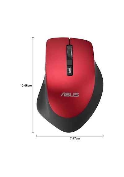 Wt425 Kablosuz Optik Sessiz Tıklama Özellikli Kırmızı Mouse