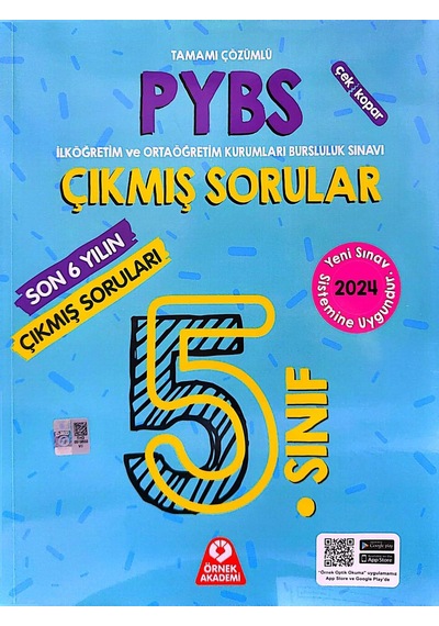 5. Sınıf Bursluluk Son 6 Yılın Çıkmış Soruları 2024