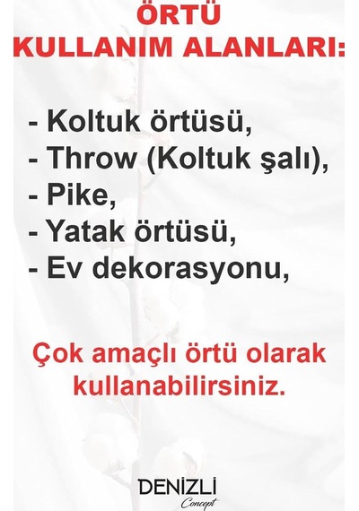 Ayrex Alinda Koltuk Örtüsü Gri 170 X 230 Diğer