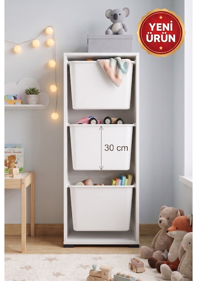 3 Adet Ultra Büyük Boy Çekmeceli 123 Cm Beyaz Çocuk Odası Oyuncak Dolabı Ve Çok Amaçlı Saklama Ünitesi - Depolayıcı Düzenleyici Organizer 3 Adet Ultra Büyük Boy Çekmeceli 123 Cm Beyaz Çocuk Odası Oyuncak Dolabı Ve Çok Amaçlı Saklama Ünitesi - Depolayıcı Düzenleyici Organizer
