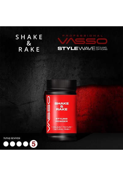 Saç Şekillendirici Toz Wax Tüm Saç Tipleri Süper Tutuş Ve Ultra Mat Görünüm Shake & Rake 20 Gr