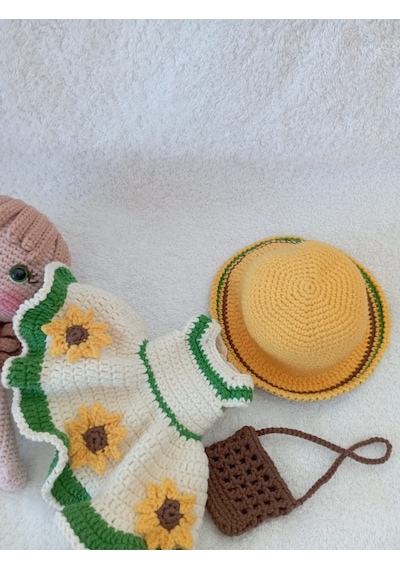 Amigurumi Melis Bebek Çok Renkli