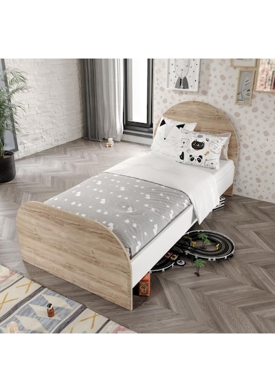 Afilli Ildır Çocuk Odası Takımı Tamamı Mdf Flora Beyaz Aynalı Flora Beyaz