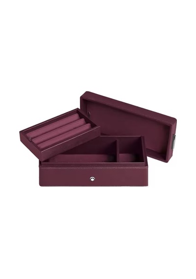 Montblanc Cassis Deri Kalem Koleksiyon Kutusu 134680 Bordo