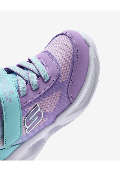 Skechers Skechers Sola Glow - Ombre Deluxe Küçük Kız Çocuk Mavi Işıklı Spor Ayakkabı 303714n Tqlv Mavi