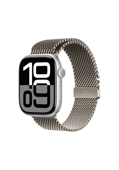 Apple Uyumlu Watch 44mm Zore Krd-100 Titanyum Hasır Kordon