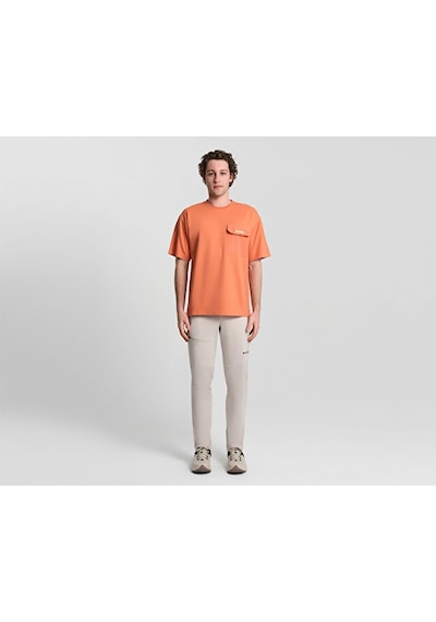 Columbia Cs0376 Csc M Heritage T-shirt Erkek Günlük Tişört 9120568625 Kırmızı KIrmızı