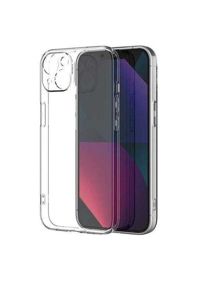 Apple Uyumlu iPhone 13 Kılıf Vayt Sert Mika Kapak Slims Hassas Tuş